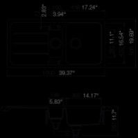 Chiuvetă de bucătărie Schock Formhaus D-150L Nero imaginea #2 — magazin online Desire.md