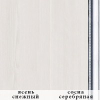 Витрина Gerbor White 2D2W Pine Silver фото №2 — интернет-магазин Desire.md