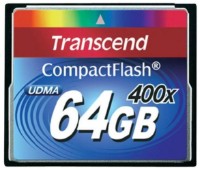 Карта памяти Transcend CompactFlash 64Gb 400X (TS64GCF400)