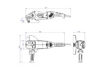 Polizor unghiular Metabo W 24-230 MVT (606467000) imaginea #3 — magazin online Desire.md