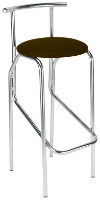 Scaun de bar Новый стиль Jola Chrome V3 Brown imaginea #1 — magazin online Desire.md