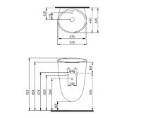 Lavoar Bocchi Venezia (1083-001-0126) imaginea #2 — magazin online Desire.md