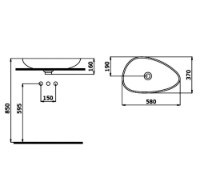 Lavoar Bocchi Etna (1114-001-0125) imaginea #2 — magazin online Desire.md