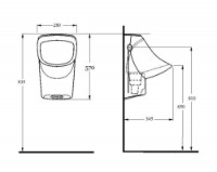 Pisoar Ege Vitrifiye Olympos (38108)   imaginea #2 — magazin online Desire.md