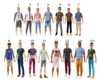 Păpușa Barbie Ken Fashion (DWK44) imaginea #4 — magazin online Desire.md