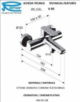 Baterie pentru cadă Remer Vanity V05  imaginea #2 — magazin online Desire.md