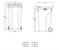 Tomberon Uniplast Green 120L (37210V) imaginea #3 — magazin online Desire.md