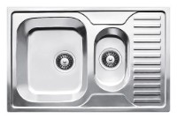 Кухонная мойка Fabiano 78x50x15 0.8 RIF Left