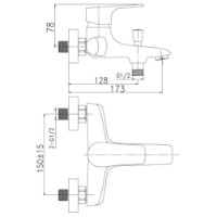 Baterie pentru cadă Ferro Nice 97020/1.0 imaginea #2 — magazin online Desire.md
