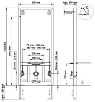 Инсталляции для биде Visam Quick (893-003) фото №2 — интернет-магазин Desire.md