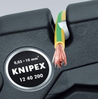 Dispozitiv pentru dezizolat cablu Knipex KN-1240200 imaginea #2 — magazin online Desire.md