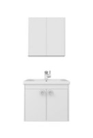 Шкаф с умывальником Martat Viola 85 White фото №2 — интернет-магазин Desire.md