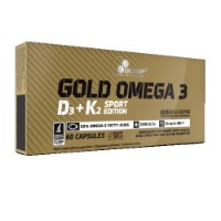 Acizi grași Olimp Gold Omega 3 D3 + K2 Sport Edition 60cap
