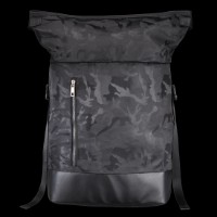 Городской рюкзак Hama Roll-Top Mission Camo Black/Camo (101824) фото №2 — интернет-магазин Desire.md