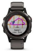 Смарт-часы Garmin fēnix 5 Plus Carbon Grey DLC Titanium Band (010-01988-03)