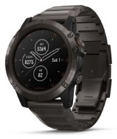 Smartwatch Garmin fēnix 5X Plus Sapphire Carbon/Grey (010-01989-05) imaginea #1 — magazin online Desire.md