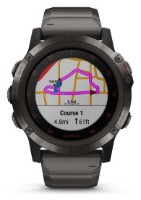 Smartwatch Garmin fēnix 5X Plus Sapphire Carbon/Grey (010-01989-05) imaginea #2 — magazin online Desire.md