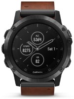 Смарт-часы Garmin fēnix 5X Plus Sapphire Slate Grey/Brown (010-01989-03)