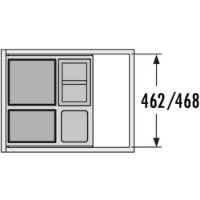 Урна Hailo Cargo-Basic CB Slide 50.3/35 (3609501) фото №3 — интернет-магазин Desire.md