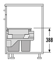 Coș de gunoi Hailo Cargo-Soft CS Slide 45.3/30 (3610491) imaginea #3 — magazin online Desire.md