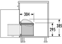 Урна Hailo Mono MO Swing 40.1/12bs (3512031) фото №2 — интернет-магазин Desire.md