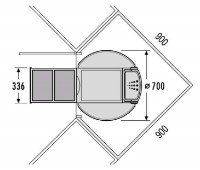 Урна Hailo Rondo 90.2/36 (3645121) фото №4 — интернет-магазин Desire.md