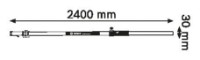 Riglă telescopică Bosch GR 240 (0601094100) imaginea #2 — magazin online Desire.md