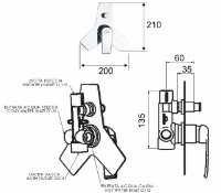 Baterie de duș Remer Atmos A09V imaginea #2 — magazin online Desire.md