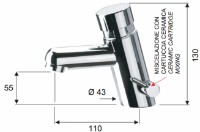 Baterie lavoar Remer Tempor TE19M imaginea #2 — magazin online Desire.md