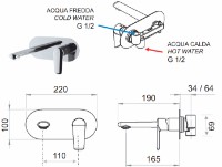 Baterie lavoar Remer Vanity V15 imaginea #2 — magazin online Desire.md