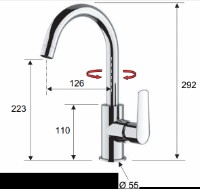 Baterie bucătărie Remer Vanity V72C imaginea #2 — magazin online Desire.md