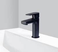 Смеситель для умывальника Creavit Sharp Black SR1500S фото №2 — интернет-магазин Desire.md