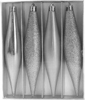 Jucărie de Crăciun Christmas Silver (34463)