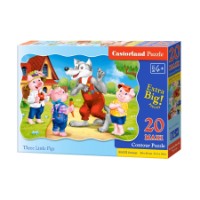 Puzzle Castorland 20 Maxi Three Little Pigs (C-02399) imaginea #2 — magazin online Desire.md