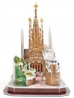 3D пазл-конструктор Cubic Fun City Line Barcelona (MC256h) фото №2 — интернет-магазин Desire.md