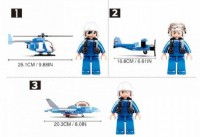 Set de construcție Sluban Army 6in1 Fight Jet (B0666) imaginea #2 — magazin online Desire.md