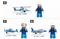 Set de construcție Sluban Army 6in1 Fight Jet (B0666) imaginea #3 — magazin online Desire.md