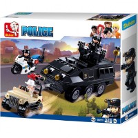 Set de construcție Sluban Police Armored Vehicle (B0655)
