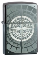 Зажигалка Zippo 29232 Compass Black Ice Laser фото №1 — интернет-магазин Desire.md