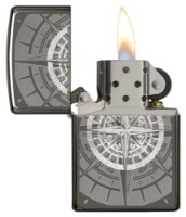 Зажигалка Zippo 29232 Compass Black Ice Laser фото №2 — интернет-магазин Desire.md