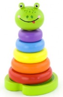Пирамидка Viga Frog Stacker (50258) фото №2 — интернет-магазин Desire.md