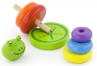 Пирамидка Viga Frog Stacker (50258) фото №3 — интернет-магазин Desire.md