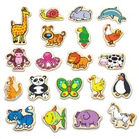 Set jucării Viga Magnetic Animals 20pcs (58923) imaginea #2 — magazin online Desire.md