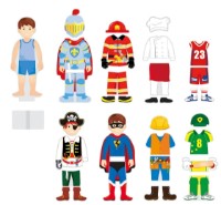 Set jucării Viga Magnetic Dress Up - Boy (50021) imaginea #3 — magazin online Desire.md