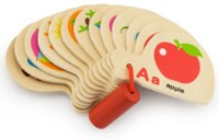 Развивающая книжка для малышей Viga Mini Book - Learning Alphabet 12pcs/display (50547)