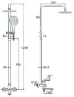 Set pentru duș Zegor LOB16 imaginea #3 — magazin online Desire.md
