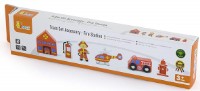 Set jucării Viga Train Set Accessory - Fire Station (50815)