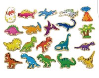 Игровой набор Viga Magnetic Dinosaurs 20pcs (50289) фото №2 — интернет-магазин Desire.md