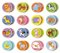 Joc educativ de masa Viga Memory Set Animals (51308) imaginea #2 — magazin online Desire.md