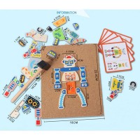 Развивающий набор Viga Tack Zap - Robots (50335) фото №5 — интернет-магазин Desire.md